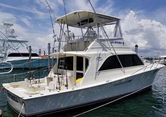 miami sport fishing aboard the Lady Mitchell